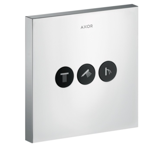 Запорный вентиль Axor Shower Select Sguare на 3 режима, хром (36717000) - 1