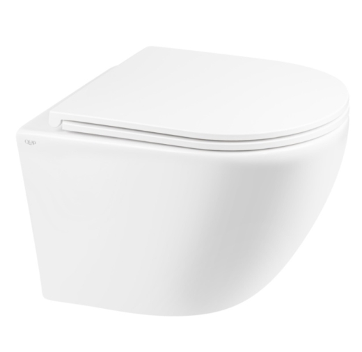 Набор 3в1 Qtap Robin Ultra Quiet унитаз подвесной QT1333046EUQW + Nest комплект инсталляции (QT1333046EUQW45143) - 3