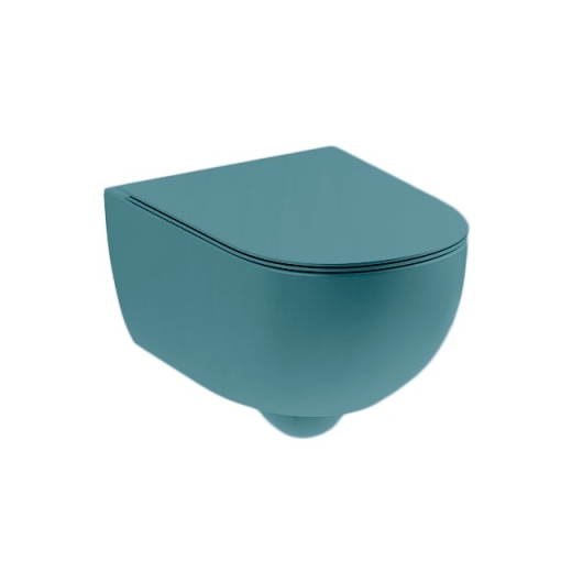 Унітаз підвісний з кришкою Nic Design Pin, Polvere matt (003709057_005712057) - 1