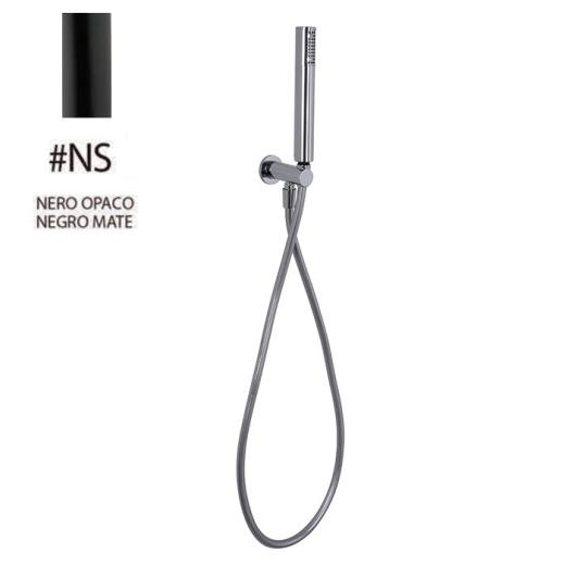 Ручной душ Fima Carlo Frattini Wellness, черный матовый (F2287-4NS) - 1
