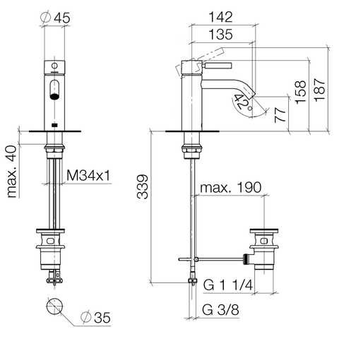 Смеситель для умывальника Dornbracht Meta Platinum matt (33522660-06) - 2