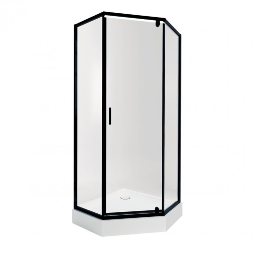 Набір Qtap душова кабіна Scorpio BLA10995-AC6 Clear 212x90x90см + піддон Diamond 309912 90x90x12 см із сифоном (SCOBLA10995AC6SET) - 1