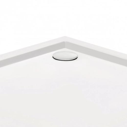 Душовий піддон Qtap Tern 301112 100x100x12 см + сифон (TERN301112) - 3