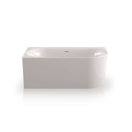 Ванна акрилова Knief Fresh XS Right 155x80, щілинний перелив, білий глянсовий (0100236/010009106S) - 1