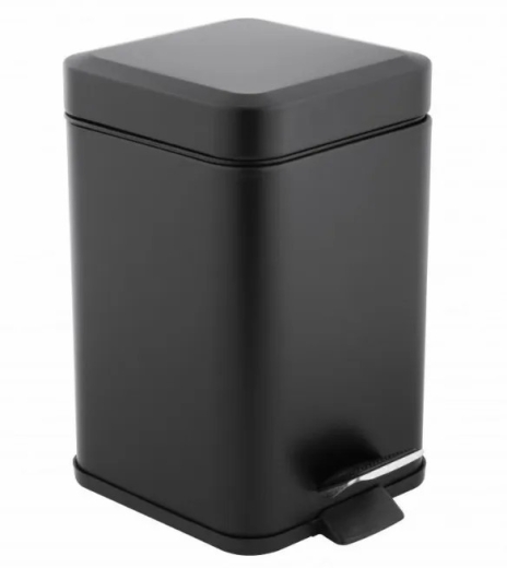 Ведро для мусора YOKA MUTI BLACK (CH.MUTI-BLK) 3л. для ванной комнаты - 1