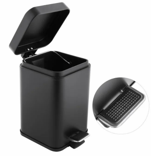 Ведро для мусора YOKA MUTI BLACK (CH.MUTI-BLK) 3л. для ванной комнаты - 4