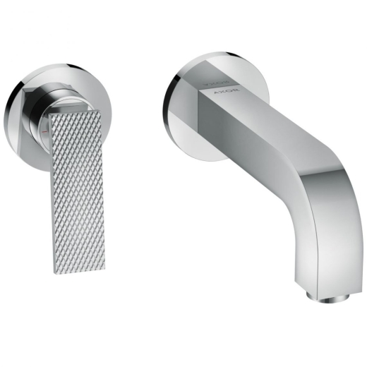 Смеситель для умывальника Axor Citterio 220 Lever rhombic cut со стены, Chrome (39181000) - 1