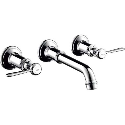 Смеситель настенный для умывальника Axor Montreux Lever на 3 отверстия, хром (16534000) - 1