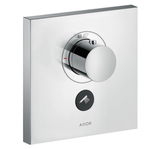 Термостат для душу Axor Shower Select Highflow square на 1 режим та додатковий вихід, хром (36716000) - 1