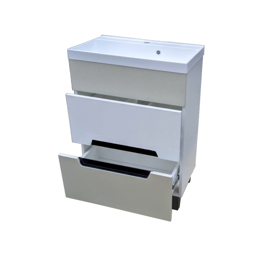 Тумба Vivia Poli (A0054110) без умывальника Idea 60 Ш2 Сливки Браш - 2