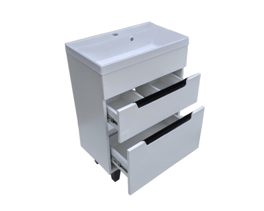 Тумба Vivia Poli (A0053540) без умывальника Idea 60 Ш2 Белая - 3