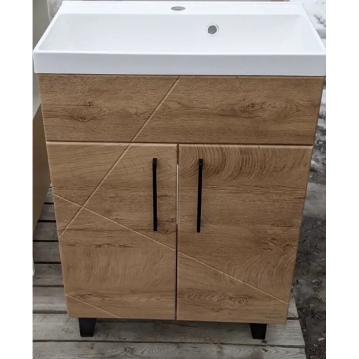 Тумба Vivia Велла (A0053751) під умивальник Idea 60 Д2 (wood) - 1