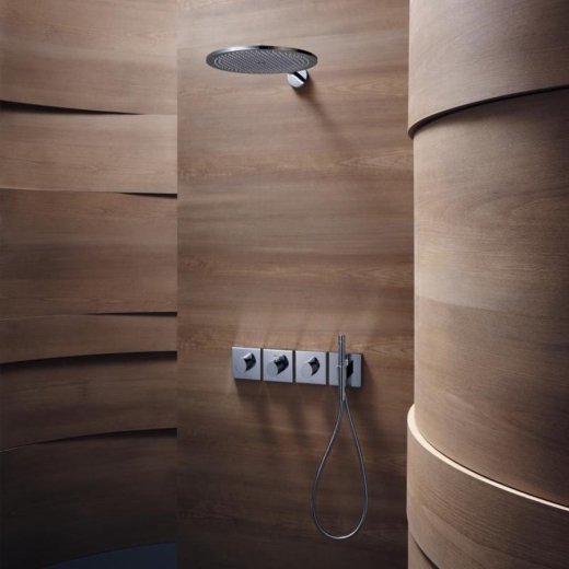 Верхний душ Axor ShowerSolutions 350 1jet с держателем, сhrome (26034000) - 2