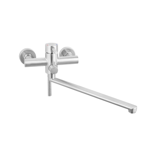 Смеситель для ванны Kroner KRP Edelstahl Klassisch-ESG070 никель (CV022997) - 3