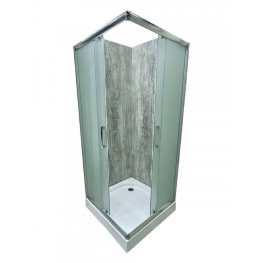 Душова кабіна ARTEX AR-ST800190 90х90, матове 5 мм, низький піддон, акрил - 1