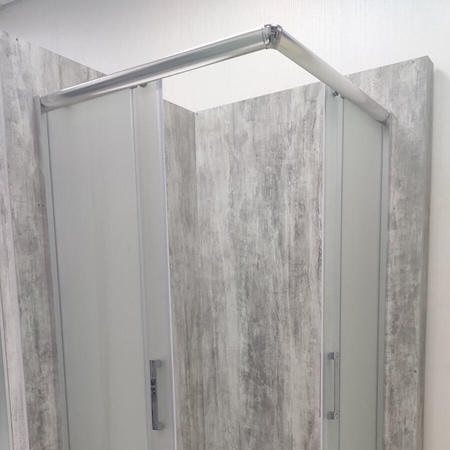 Душова кабіна ARTEX AR-ST800190 90х90, матове 5 мм, низький піддон, акрил - 9