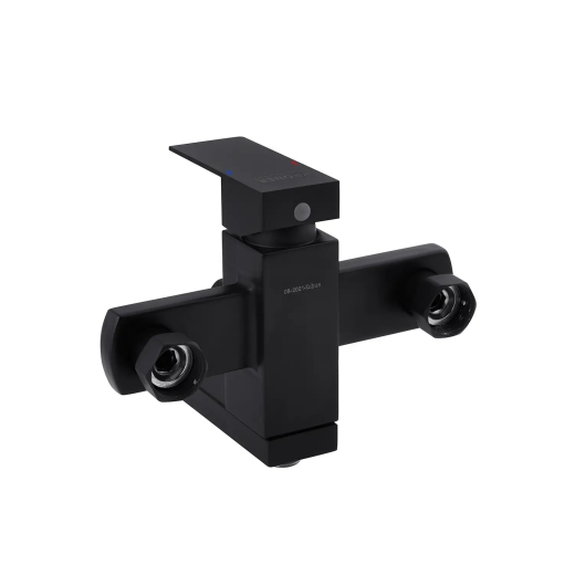Смеситель для ванны Kroner KRP Edelstahl Kubus-SCH060 чёрный (CV025652) - 2