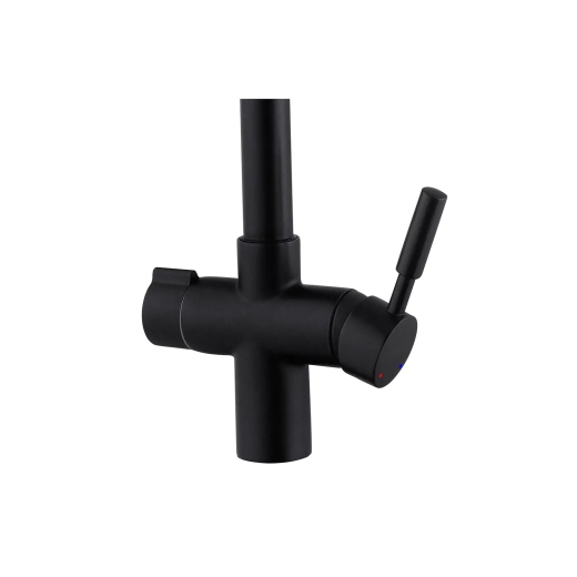 Смеситель для кухни Kroner KRP Kuche-SCH0381 чёрный матовый (CV024308) - 3