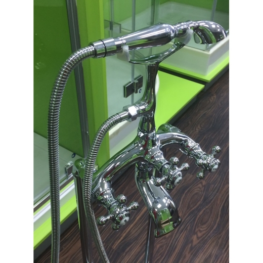 Напольный смеситель Veronis VE-CHROME02019 Хром - 3
