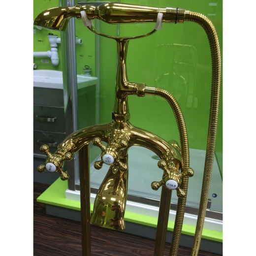 Напольный смеситель Veronis VE-GOLD02020 Золото - 2