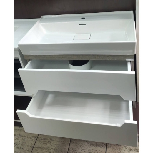 Тумба з умивальником Veronis Ren 80 White-Rustic VE-TRENWR80 Тумба (80х48х50) + дзеркало - 4