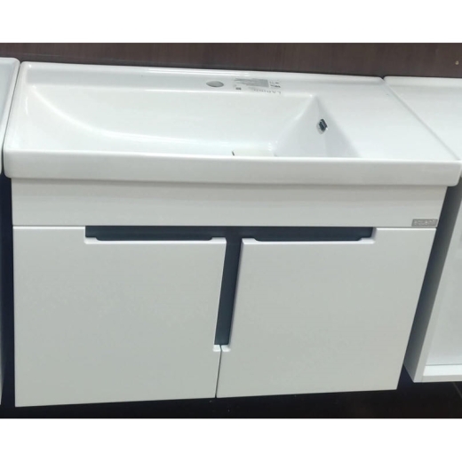 Тумба з умивальником Veronis Tempo 80 White-Antrachite VE-TTEMPOWA80 Тумба (80х45х52) + дзеркало - 5