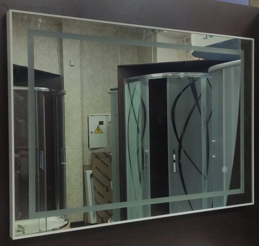 Тумба с умывальником подвесная Veronis Perge 120 White VE-TPERGEW120 Тумба (120х45х54) + зеркало. Цвет: Белый. - 2