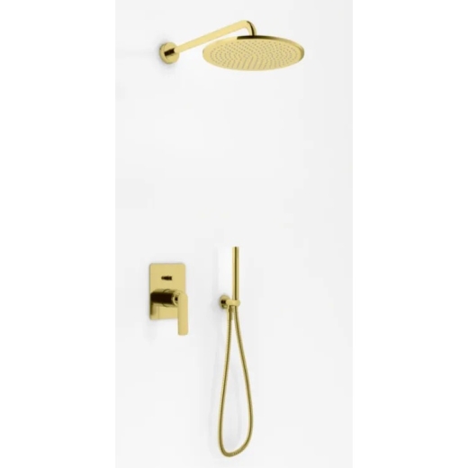 Душова система KOHLMAN EXPERIENCE BRUSHED GOLD + BOX прихованого монтажу (QW210EGDBR30) - 1