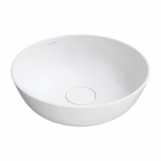Умивальник Omnires Silk 40x40 white matt (SILKR400BM) - 1