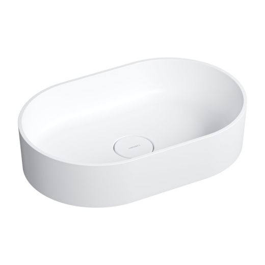 Умивальник Omnires Ovo 55x36 white (OVOUNBM) - 1