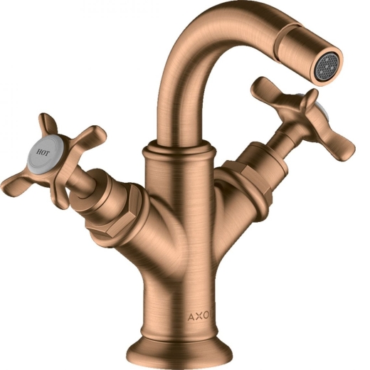 Смеситель для биде двухвентильный Axor Montreux Cross, Brushed Bronze (16520140) - 1