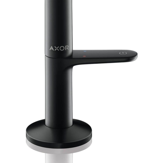 Смеситель для умывальника Axor One Select 170 с донным клапаном push-open, Matt Black (48020670) - 2