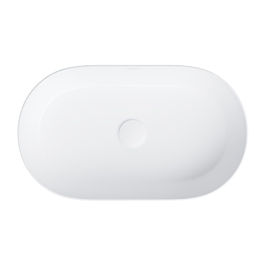 Умивальник Omnires Mesa 53,5x31,5 mat white (MESA530BM) овальний - 3
