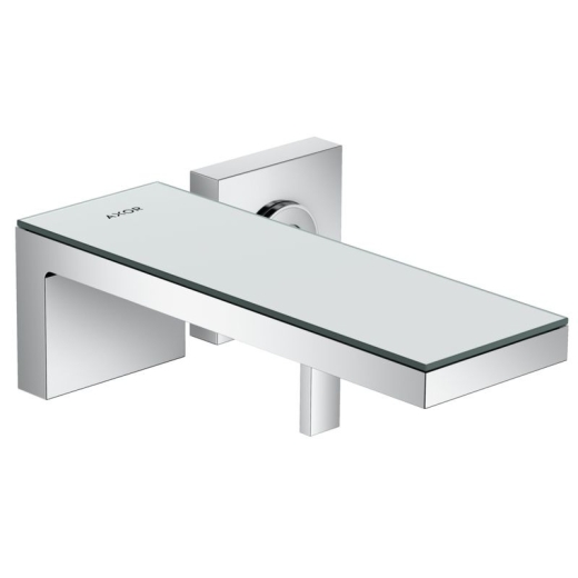 Смеситель для умывальника Axor MyEdition 221 на 2 отверстия, хром/зеркальное стекло (47062000) - 1