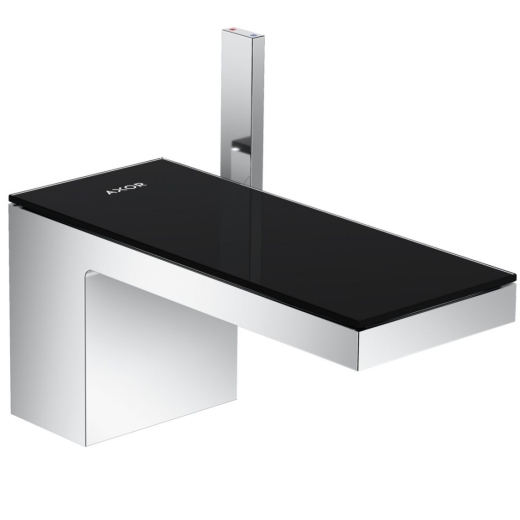 Смеситель для умывальника Axor MyEdition 70, Chrome Black Glass (47010600) - 1
