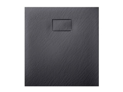 Душовий піддон Asignatura Tinto 90x90 см чорний матовий (49837002) - 1