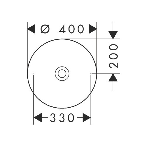 Умывальник Hansgrohe Axor бронза 42001140 - 2