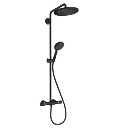 Душова система з термостатом Hansgrohe Croma Select чорний 26890670 - 1