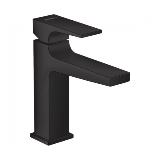 Смеситель для умывальника Hansgrohe Metropol с донным клапаном, черный матовый 32507670 - 1