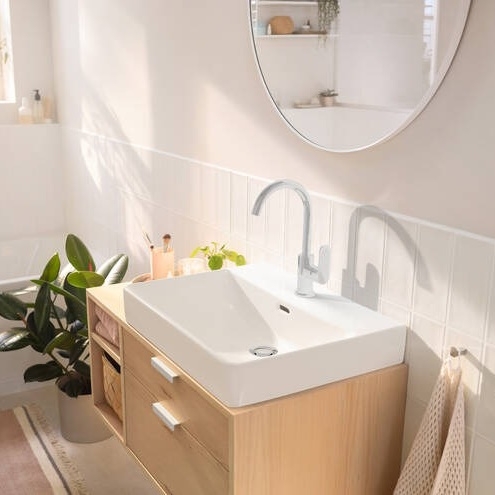 Смеситель для умывальника Hansgrohe Rebris S с донным клапаном, хром 72536000 - 3