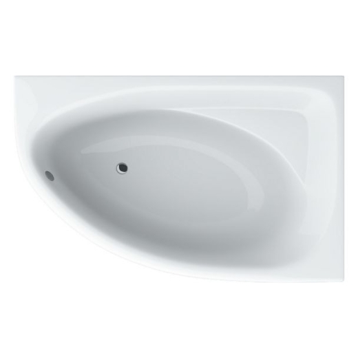 Ванна акриловая SWAN Ella правая 160х100 асимметричная с панелью (R.03.160.100) - 2