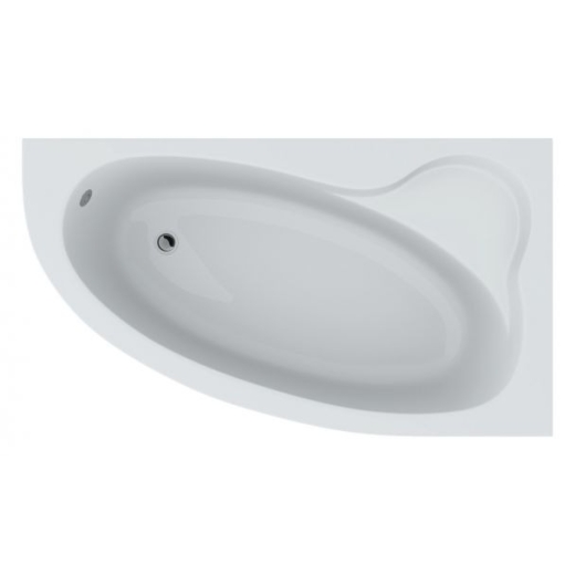 Ванна акриловая SWAN Gloria правая 160х90 асимметричная с панелью (R.04.160.90) - 2
