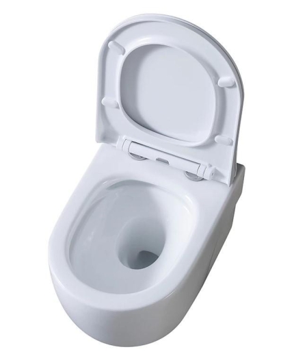 Унітаз підвісний Dusel VORTEX DWHT10201230R з сидінням Slim Soft-Close (DUS812301) - 5