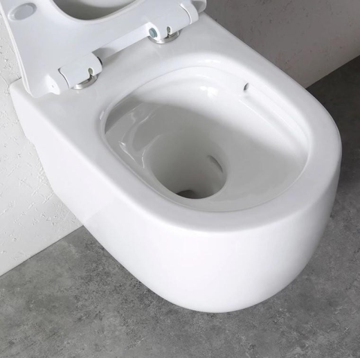 Унітаз підвісний Dusel VORTEX DWHT10201230R з сидінням Slim Soft-Close (DUS812301) - 7