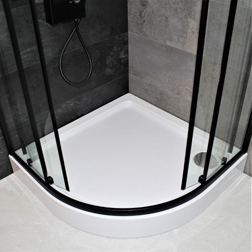 Душова кабіна Dusel EF-182B Black Matt 90x90x190 (DUS518291) - 3