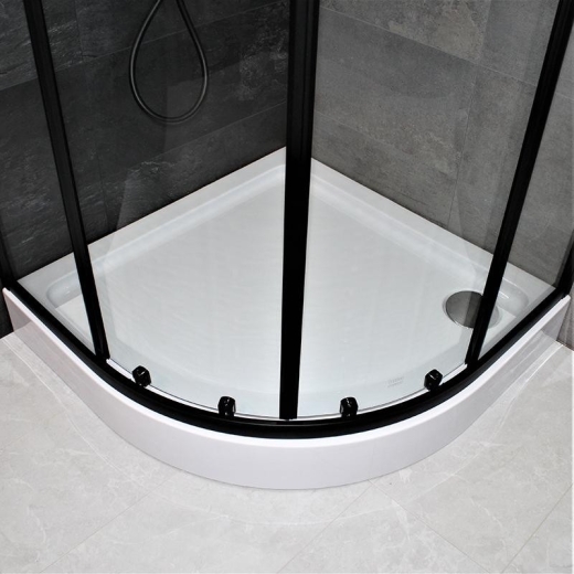 Душова кабіна Dusel EF-182B Black Matt 100x100x190 (DUS518211) - 5