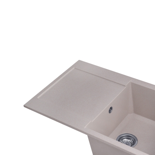 Гранитная мойка Kroner KRP Komposit COL-7850 песочная (CV031060) - 4