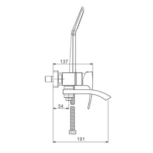 Смеситель для ванны Gappo G3207-3, золото - 7
