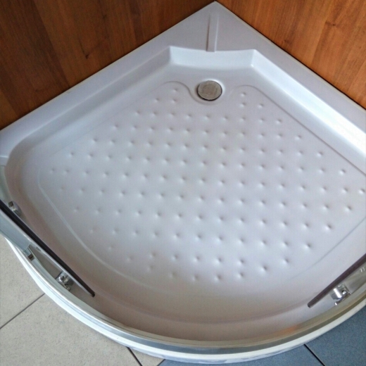 Душова кабіна Sansa SH-90/15, 90*90*(12) 210, рама brushed, скло матове-sharm (344-SH-90/15 new) - 6