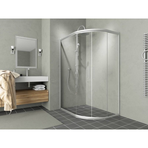 Душова кабіна Veronis Daniel 120x90x190 прозора ліва (без піддону) - 1